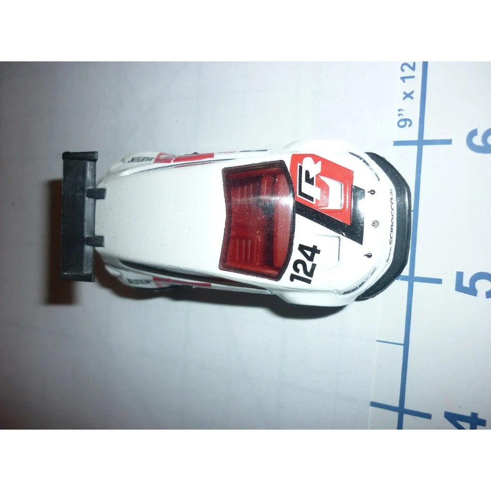 Hot Wheels Volkswagen Scirocco GT 24 Race Car White Red Black‎ 124 Numbered